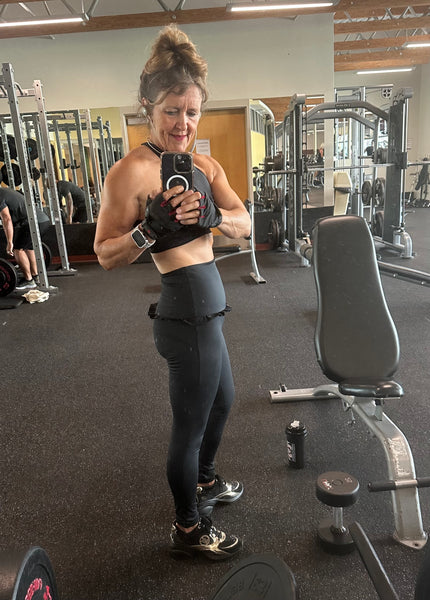 Breathe Legging Ruffle Moonbeam